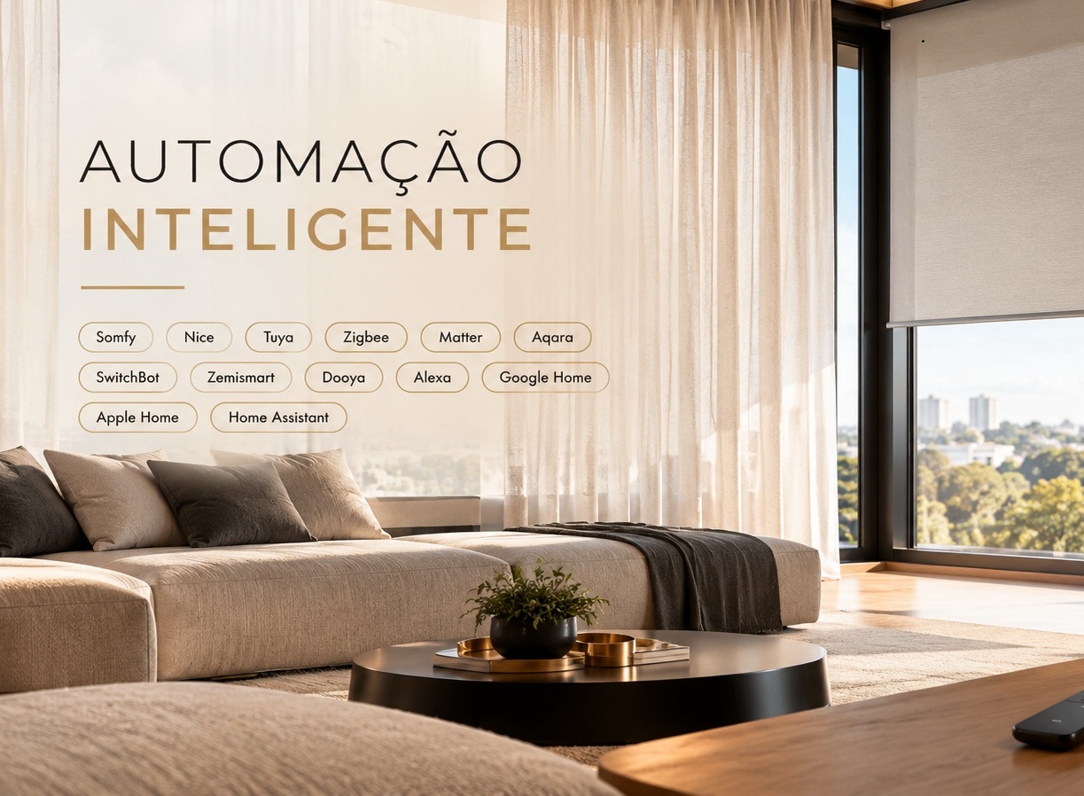 Automação de cortinas e persianas